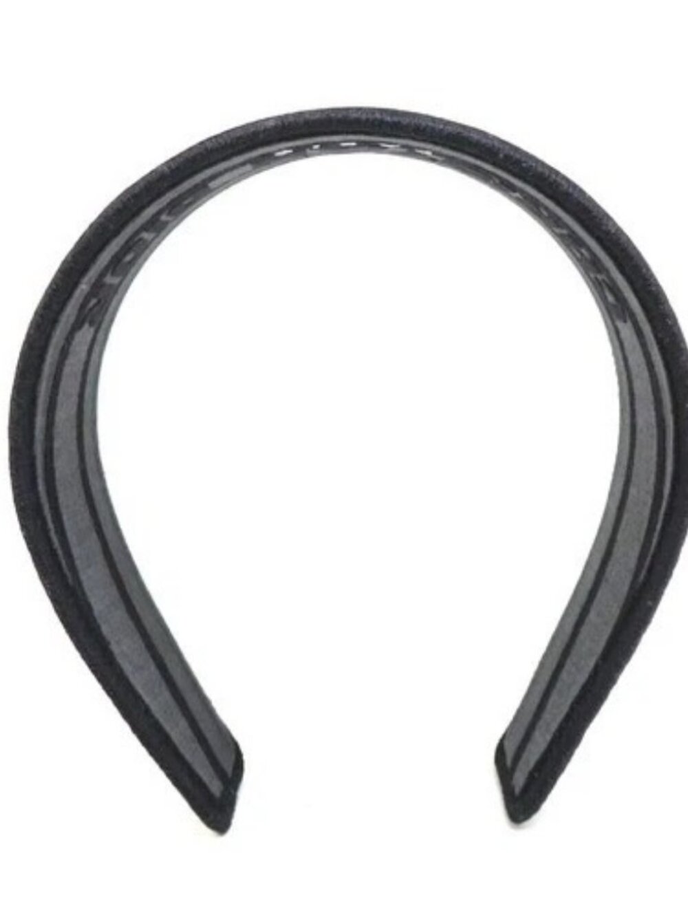 Auth Christian Dior Leopard Head Band Black/Gray Canvas - h32080a - Picture 7 of 10